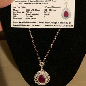 Ruby necklace
